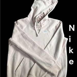 NIKE. Club Fleece Hoodie Soft Pink/Rose DQ5793 Women’s Small